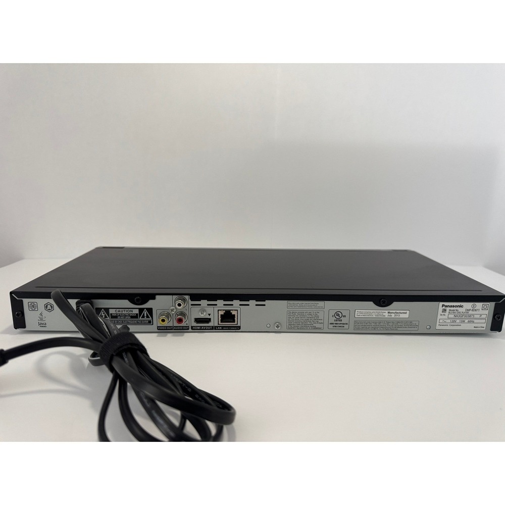 Panasonic DMP-BD871 Blu-ray Disc Player HDMI USB LAN Ethernet - Tested W/ Remote - Picture 4 of 10